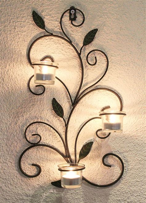 house tea light holders metal|wall mounted tea light holders.